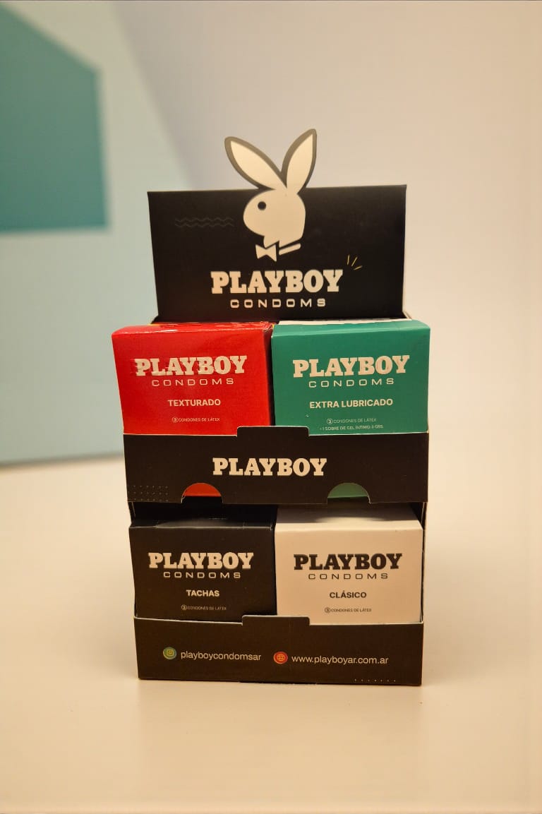 PRESERV PLAYBOY EXIB SURT x 12u