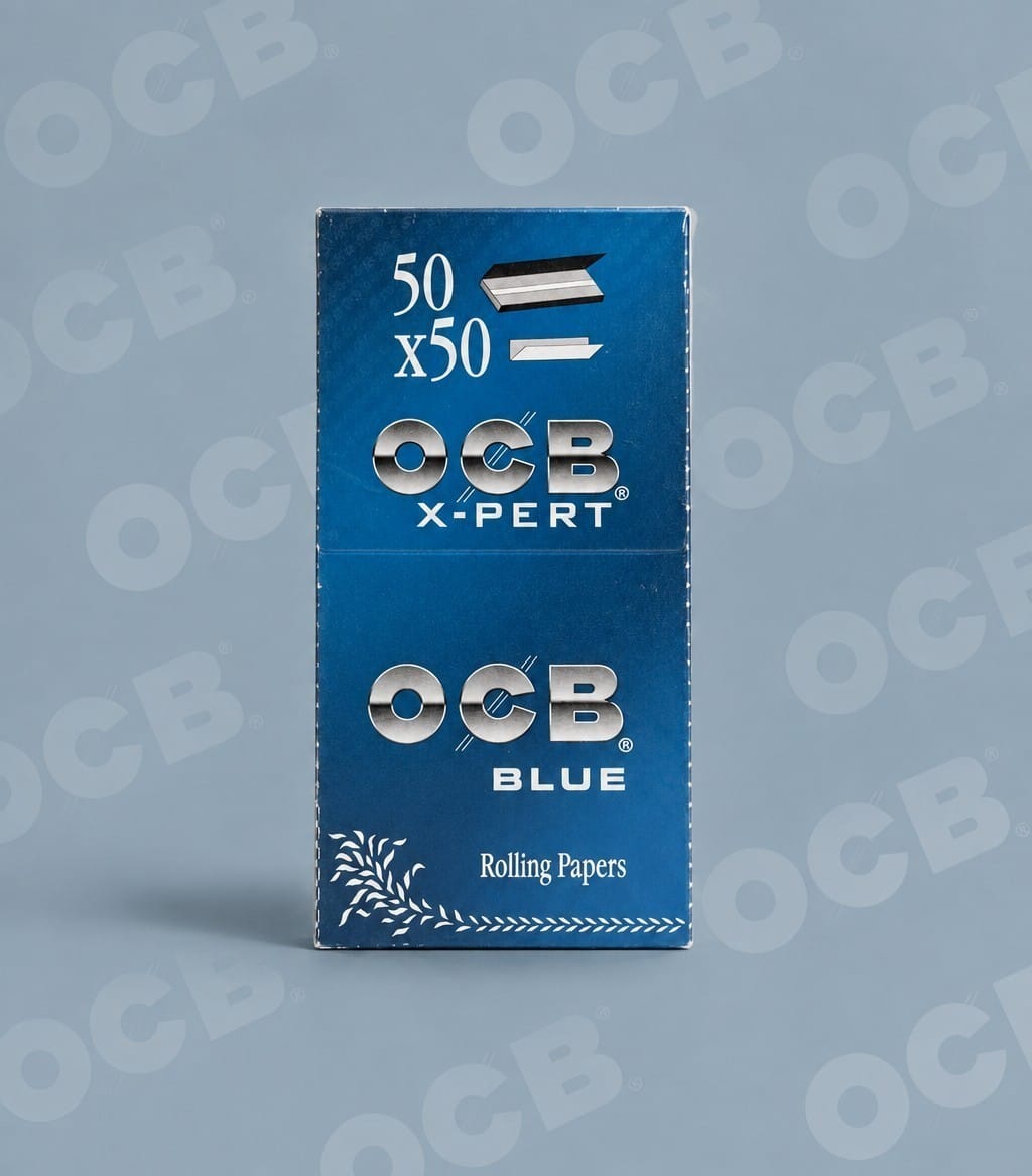 OCB X-PERT BLUE N1 CAJA 50 lib. x 50 hojas